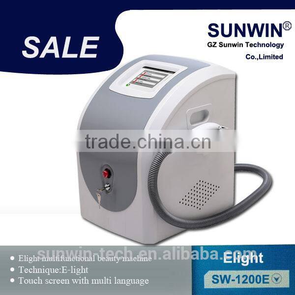 Best E-light portable beauty salon hair laser removal equipment for sales
