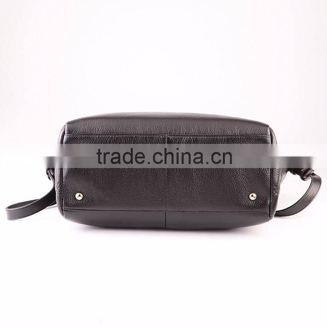 5154-New arrival design high end logo embroidery soft leather tote bags