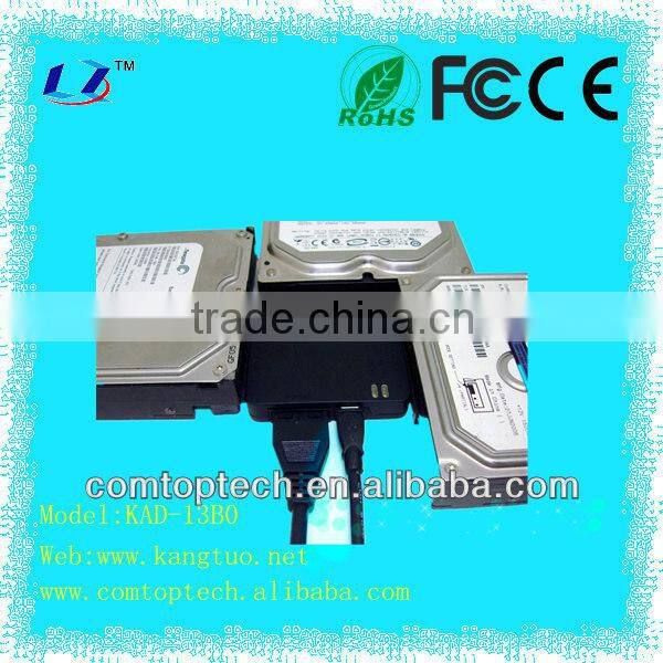 Three 3SATA to USB2.0 dual usb to sata adapter cable