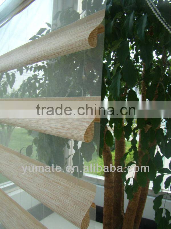 YUMA 100% polyester peacock shade window blind