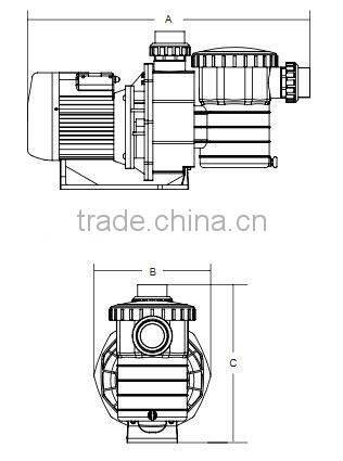 2016 Pikes SB Series swimming pool water pump