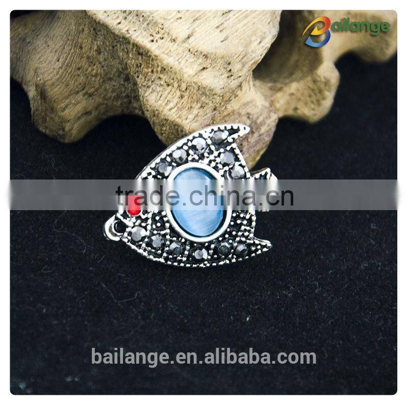 wholesale quality fashion rhinestone vintage flower wedding crystal flower silver charm pendant