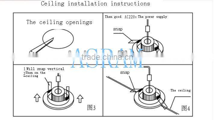 grid led ceiling lamp