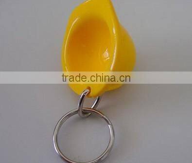 Popular Promotional Bottle Cap Safety Helmet Keychain