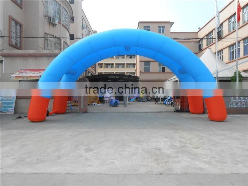 colourful custom printing outdoor advertising arch support
