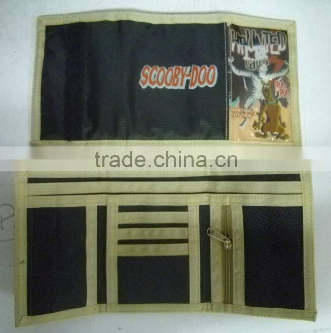 Classic Comic Money Wallet--Three Foldable Purse for Boys,Gray,YX-WP-01