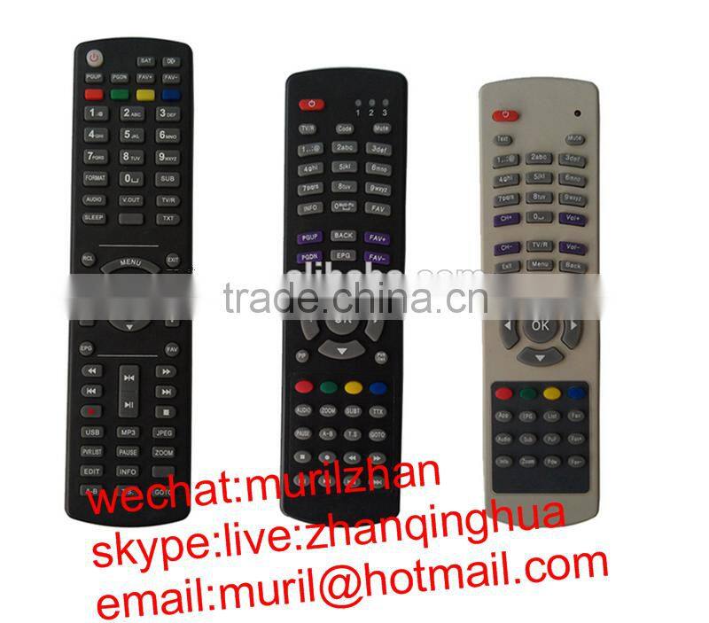 High Quality Black 55 keys MAXplus remote control for Integrated Receiver Decoder