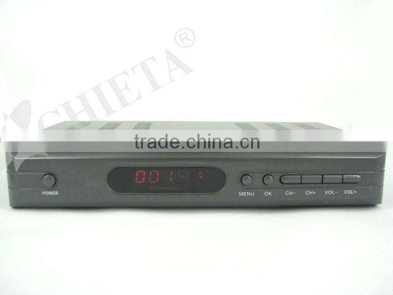 Haier2302 Chipset 220mm design DVB-S TV Satellite Receiver with SCART Interface for Russia