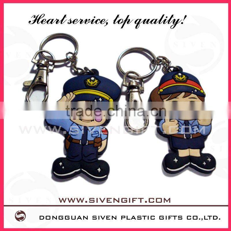 2012 Cute motor figures car keychain with high quality pvc for promotion