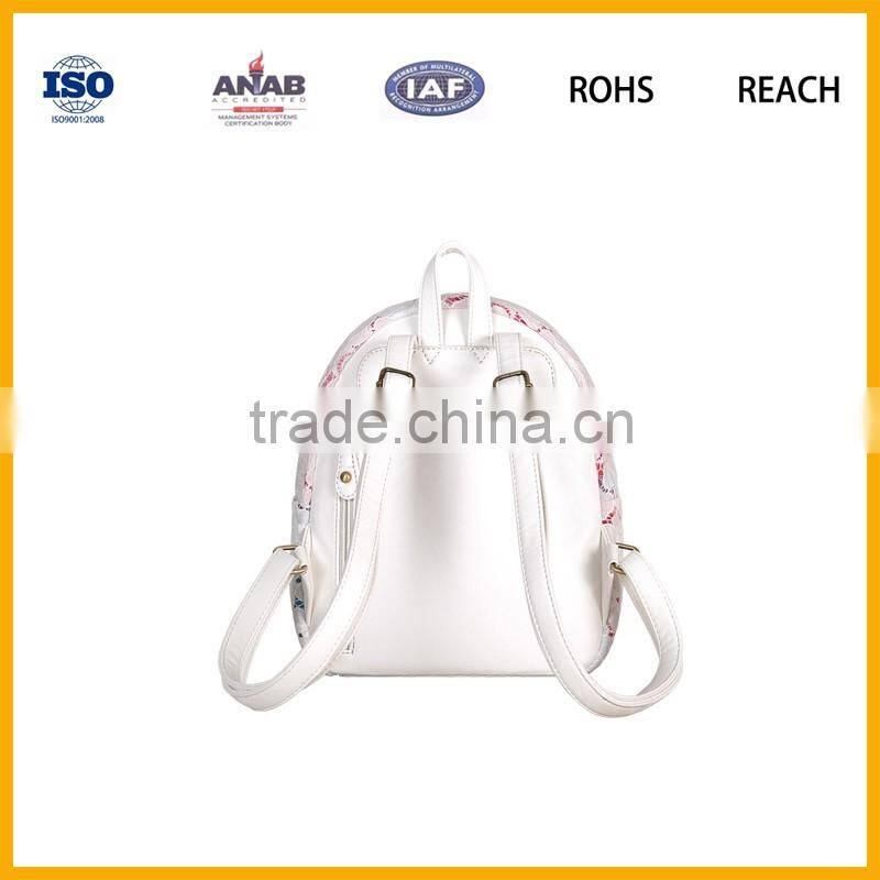 Leading Manufacturer Korean Designer Girls Bag Backpack Schoolbag Leisure Bag