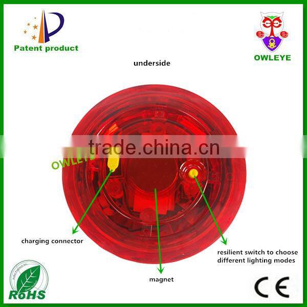 road security solar rotating lighting warning beacon