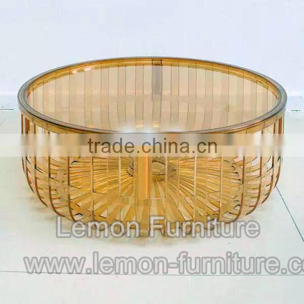 Durable classical glowing led tea table
