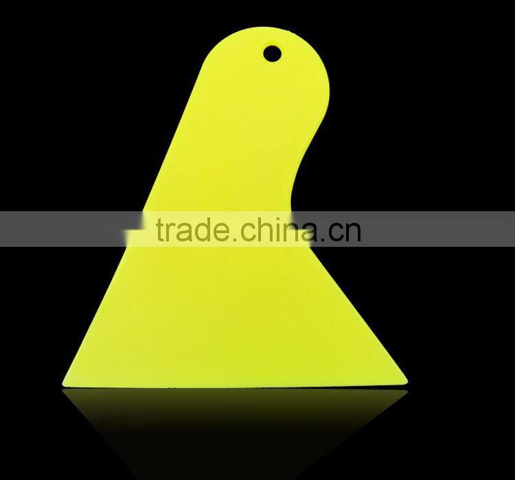 small yellow wrapping tool squeegee for car wrapping
