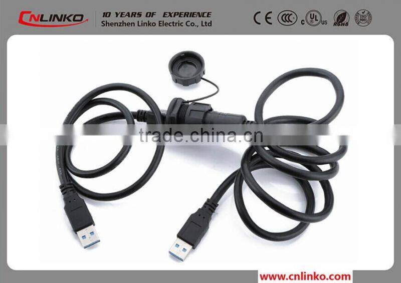 8 pin Female Male USB3.0 Solder Connector Micro USB Connector