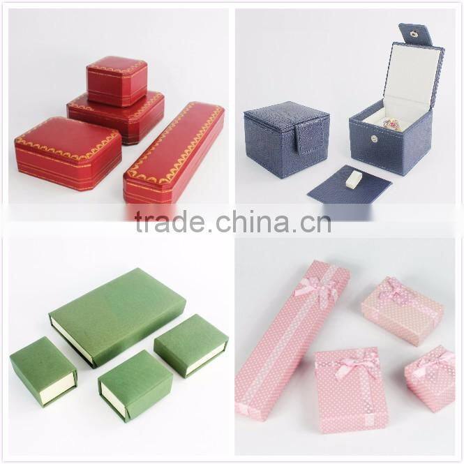 Huaixn Custom paper box for ring with handmade bowknot