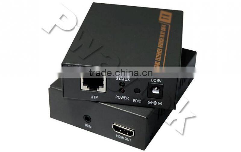 CAT6 cable IR control video media converter hdmi ethernet extender 60m