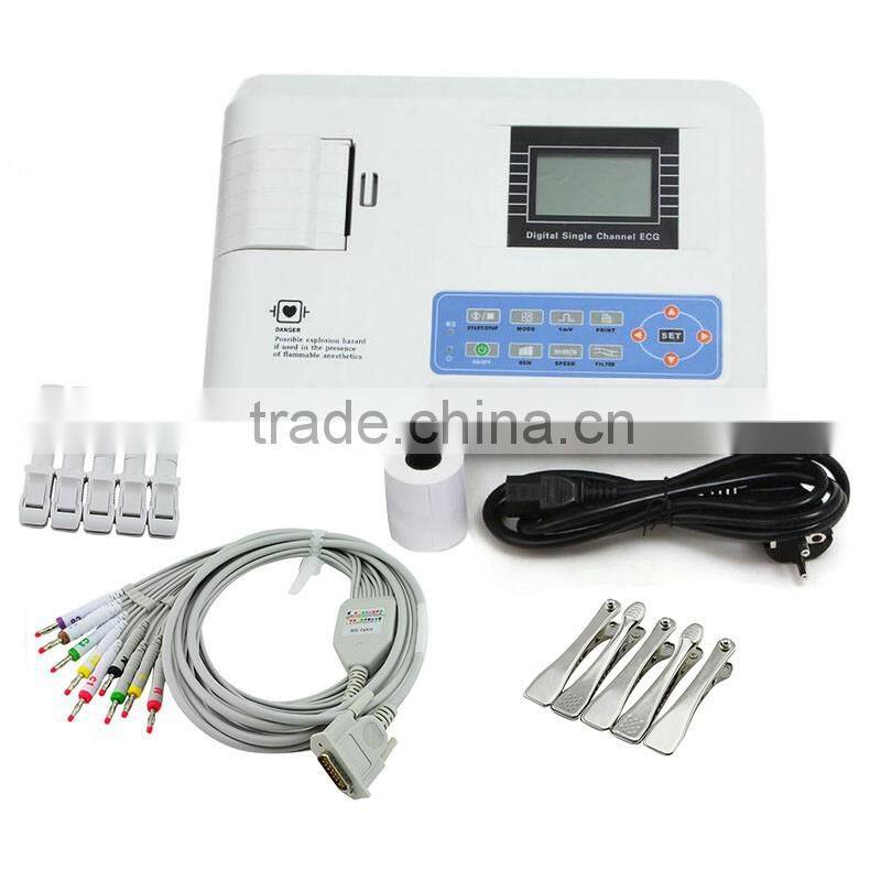 Good quality Veterinary Digital One channel Electrocardiograph ECG EKG-901V-2 Machine CE/ISO certified