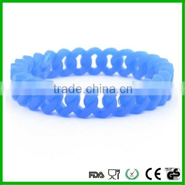 Latest Fashion Bracelet Girl Custom Silicone Knit Bracelet