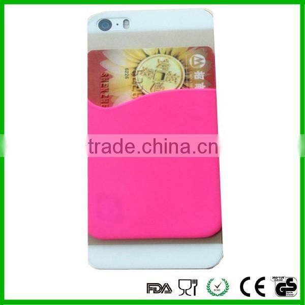 silicone stick wallets for phone