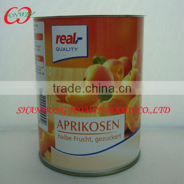 canned apricots in 850ml 2650ml canned