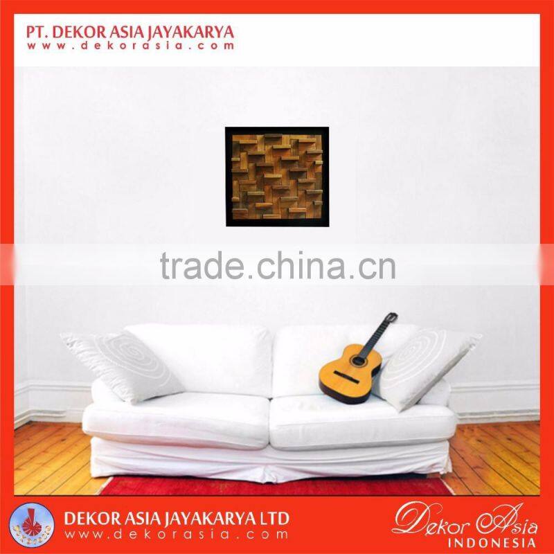 Wood Wall Decor, Living room 3D decorative wood wall decor
