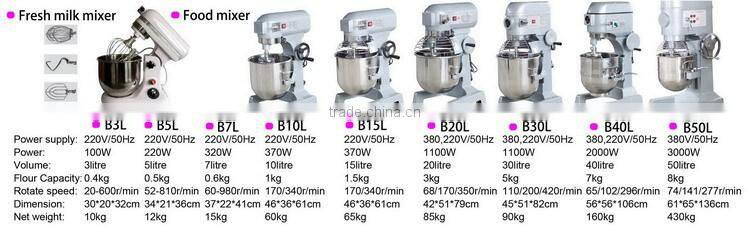 50L dough mixer for baking equipment