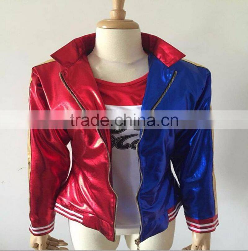 Three Colors Dress Up Halloween Cosplay Suicide Squad Harlee Quinn Cosplay Necklace