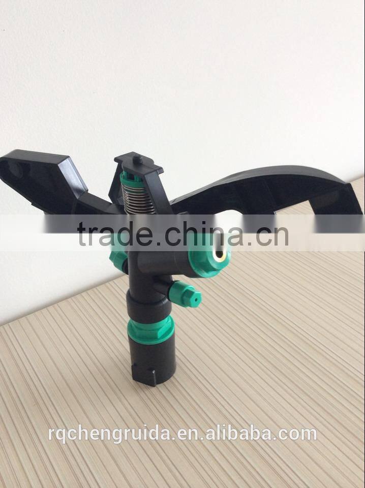 4 nozzles plastic full circle range impulse sprinkler