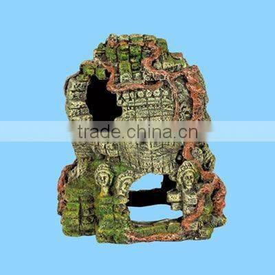 Aquarium polyresin decorative artificial palm tree