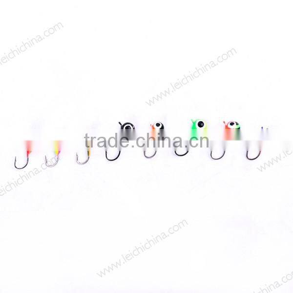 different types wholesale rain drop tungsten ice fishing jigs