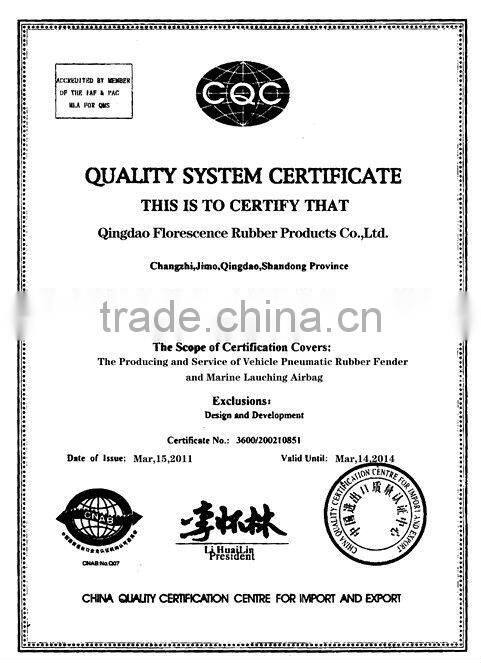 D1.35m*L2.5m small yacht&dock fender