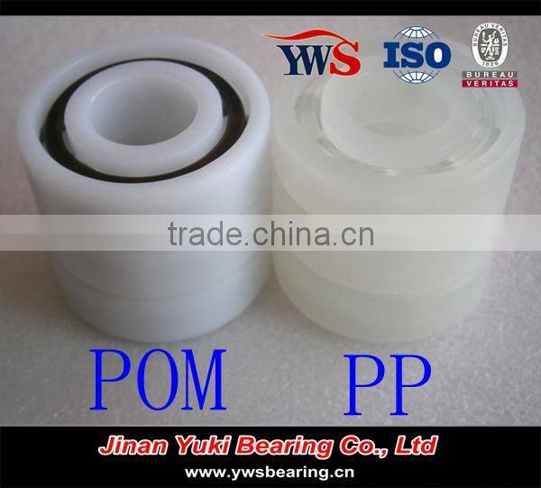 pom pp material plastic deep groove ball bearing manufacturers