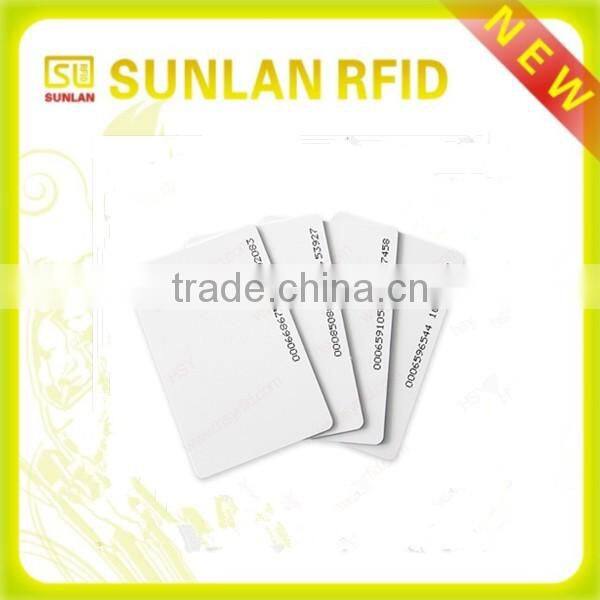 High-qualified Cr80 125khz plastic Blank RFID Clamshell Card With T5577 chip(professional manufacturer)