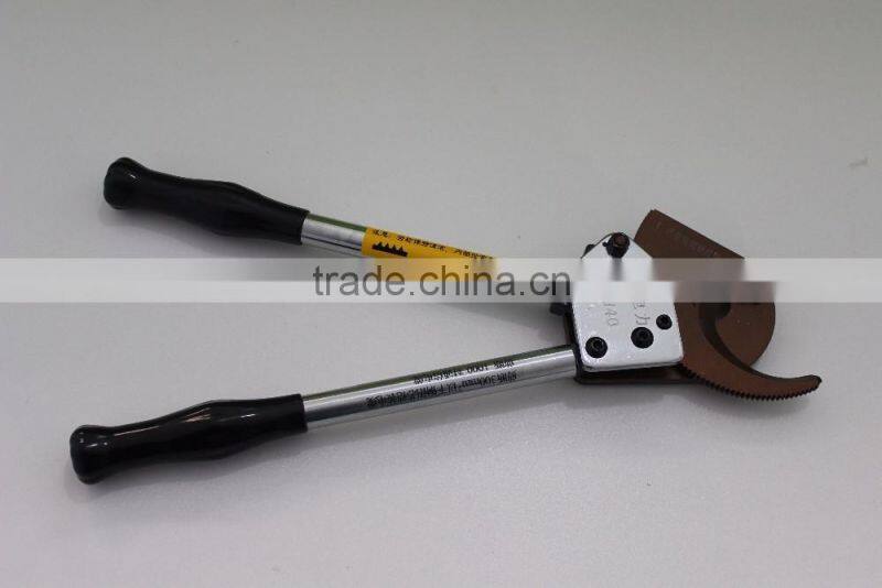 J40 hand ratchet cable cutter for copper aluminum cable