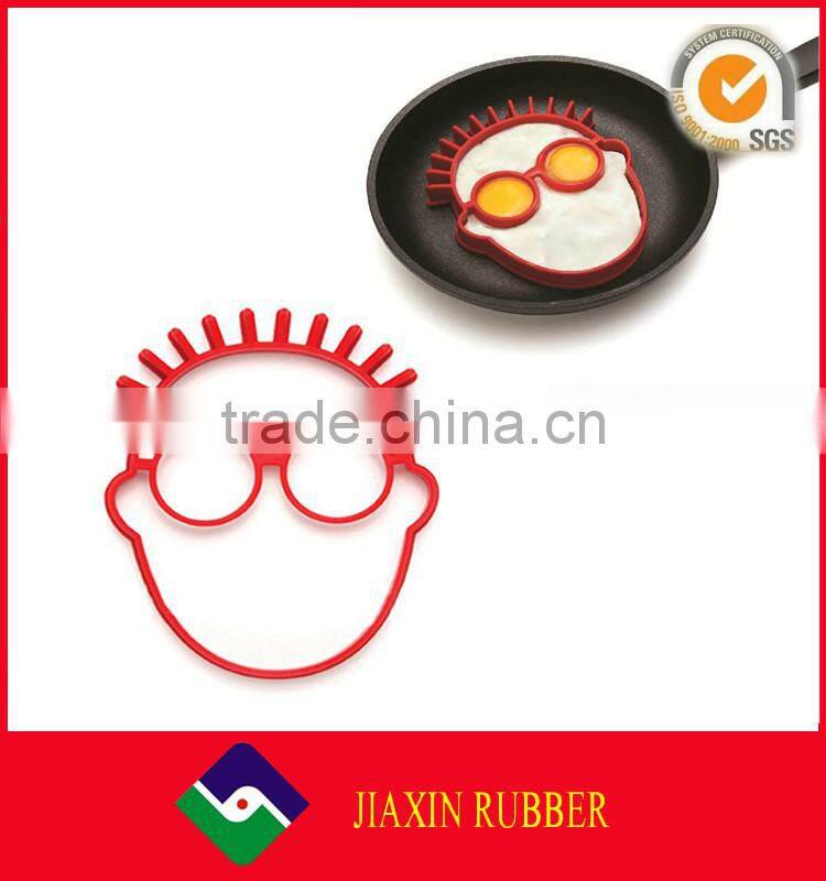 Food grade silicone novel trendy fried egg mold,silicone pancake mold egg cooking tool