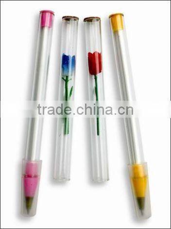 36pcs Tiny Silk Love Roses in 4" Glass Tubes