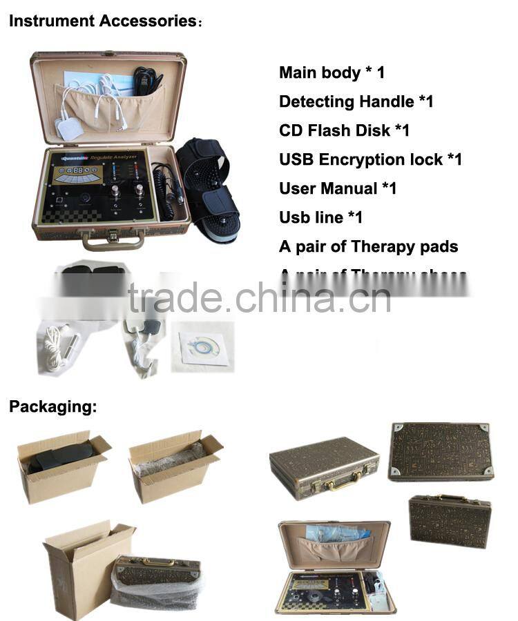 2017 Manufacturers 100% Free Updated Sub-health BIO Meridian detector with CE