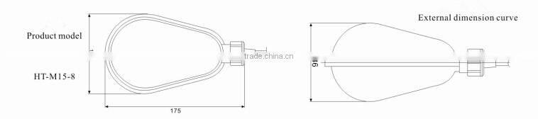 HEIGHT Hot Sale HT-M15-12 float switch /water level control float switch/float level control with CE