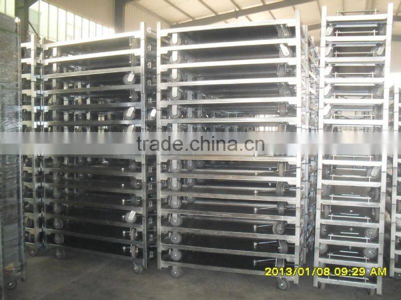 metal high quality flower display trolley rack