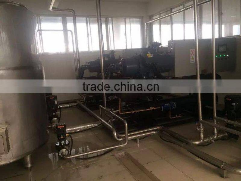5000L CE certificated Milk cooling machine with referigeration