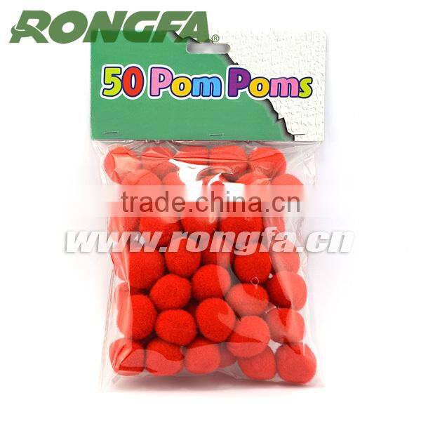 Good Quality colored bulk plush pom poms for DIY craft
