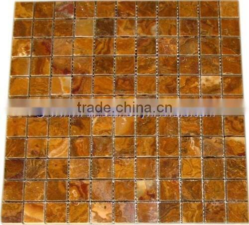 Free sample for most popular BROWN GOLDEN ONYX MOSAIC TILES COLLECTIONS