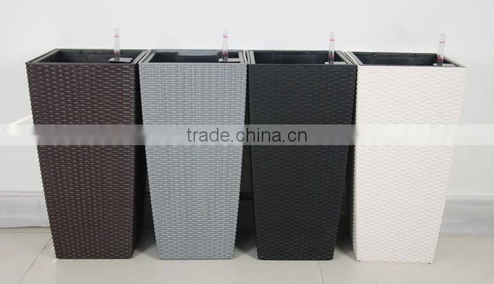 stackable 3 gallon black nursery pots