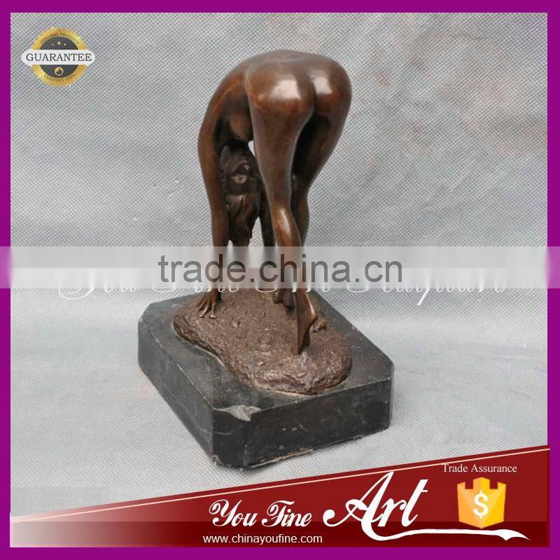 sexy body beauty woman bronze art sculpture