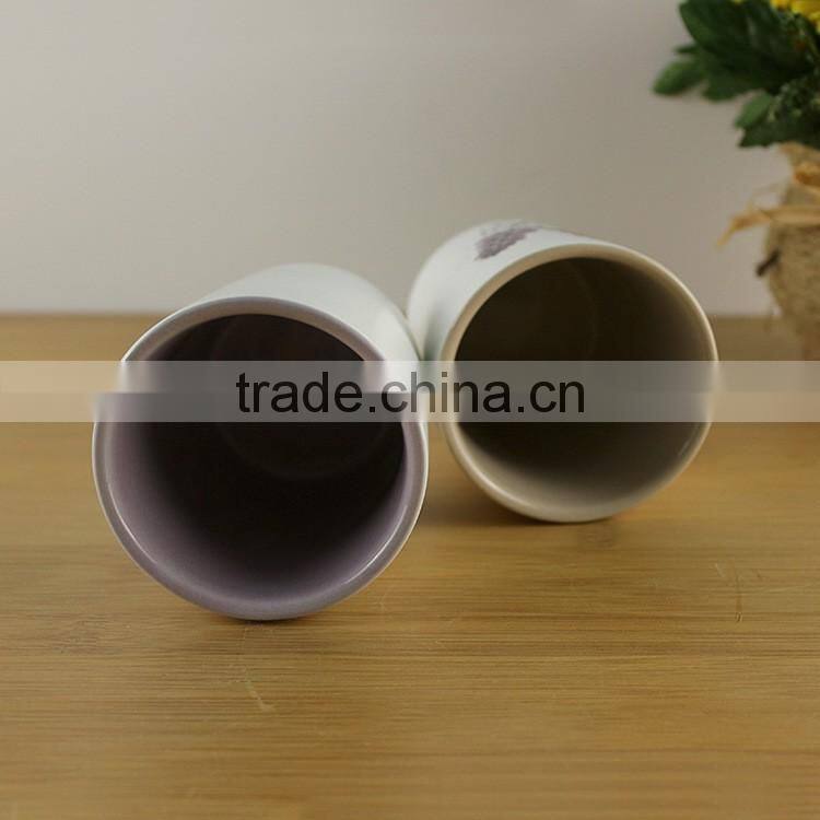 high quality ceramic round candle holder for Christmas