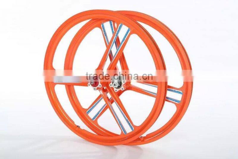 20 inch lightest strongest magnesium alloy bike wheel /fixed gear type hub bike wheel