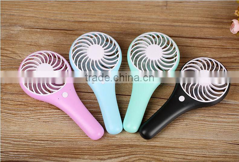 Creative USB Charge Handheld Air Fan, Mini Desktop Water Drop Fan For Student