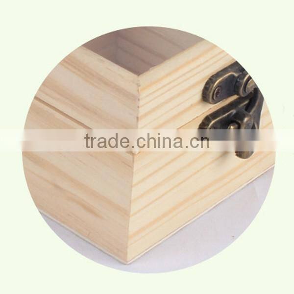 High-grade wooden packaging box transparent window custom display wood box