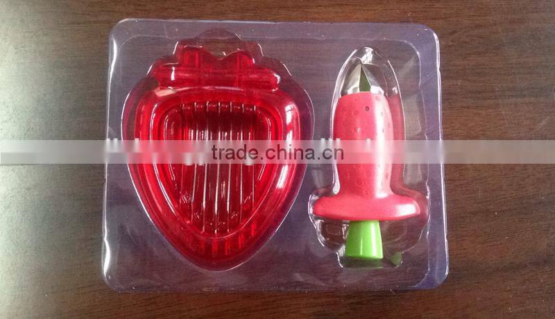 Kitchen gadgets tomato strawberry stem leaves huller remover