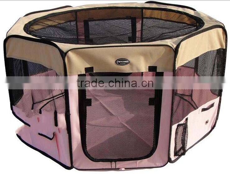 Oxford cloth Folding Dog Cage removable pop up pet tent